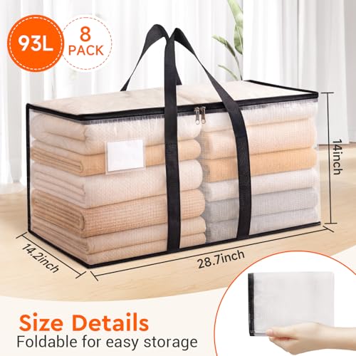 BlissTotes Moving Bags 8-Pack