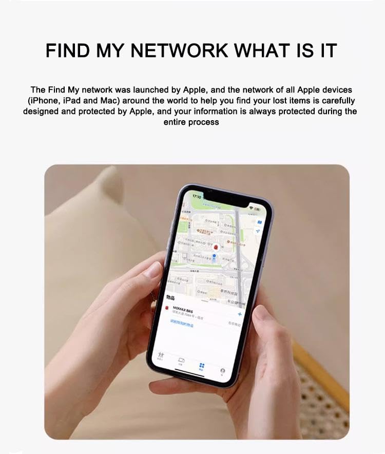 Tarjeta de seguimiento ultrafina para cartera compatible con Buscar de Apple 3