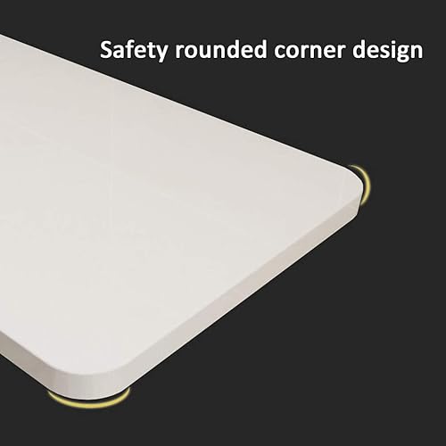 Miniatura 5 de KDDEON - Mesa de comedor de cocina plegable e invisible para montar en la pared, mesa flotante multifunción para ordenador portátil, mesa de tocador