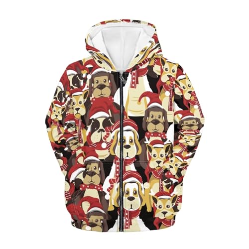 Kids Boys Girls Zip Up Hoddies Hoody Coat with Pocket Long Sleeve Light Weight Sweatshirt Stretch Loose Hoddies