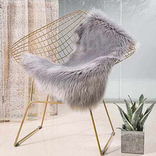 OOTOO Faux Lammfell Schaffell Teppich dekorativer