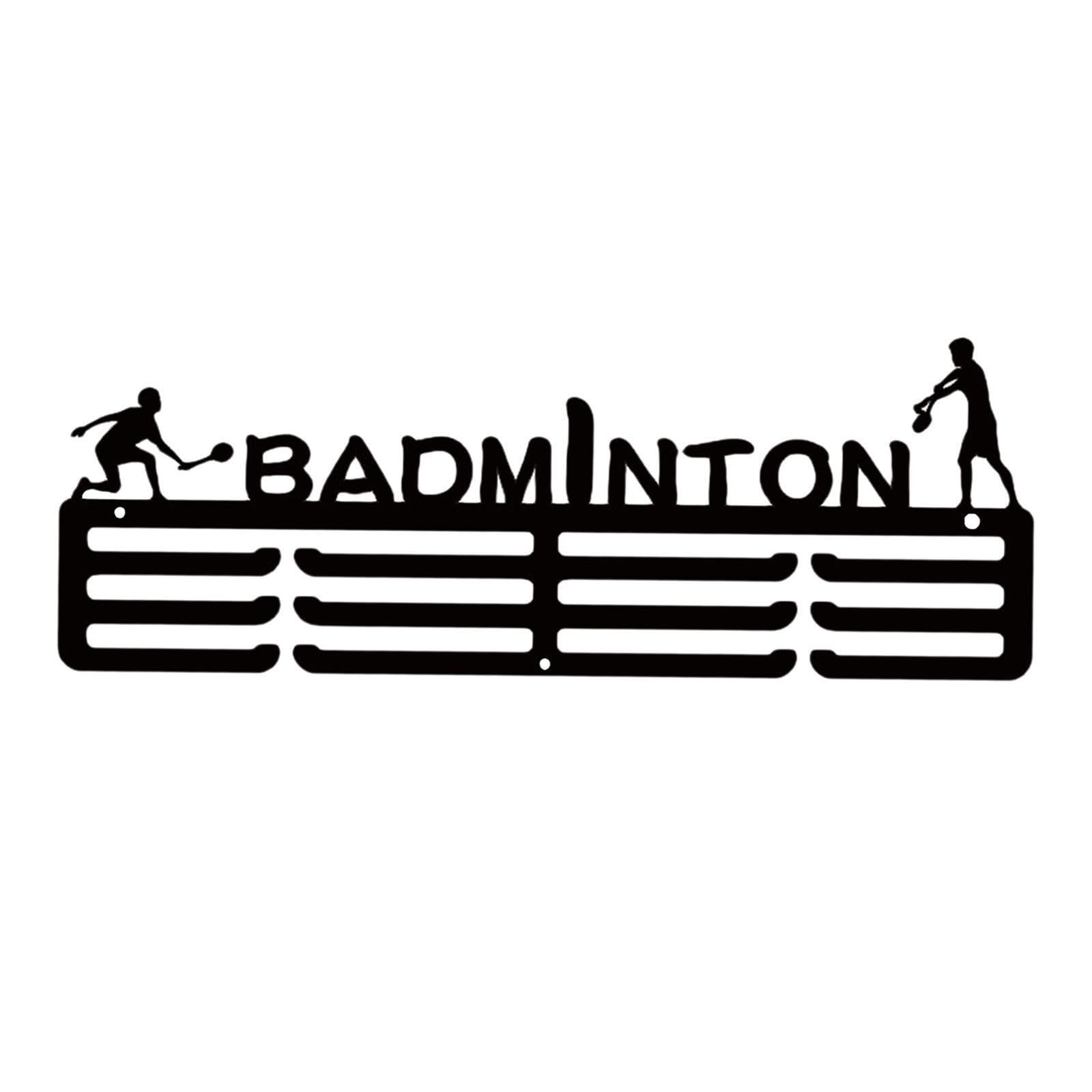 Twisaxc Badminton Medals Display Hanger Wall Mounted Sporty Addition To Living Space Showcasing Medals Passionately Medal Hanging Frame Rack Can Offers Ample Space To, Length 40Cm