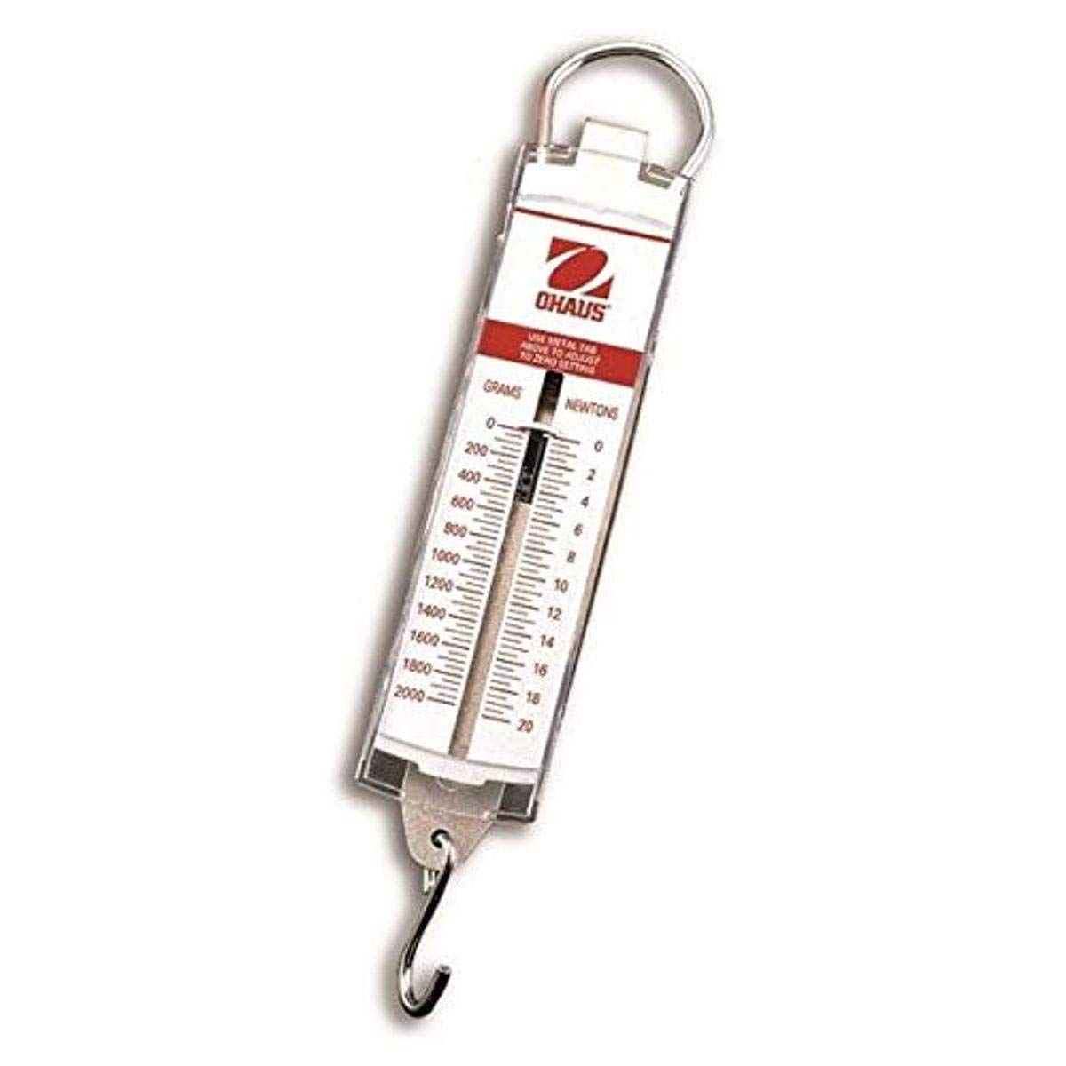 OHAUS 80000018 8008-MN Pull Type Spring Scale, 5000 g/50 N Capacity, 100 g/1 N Readability: Industrial & Scientific