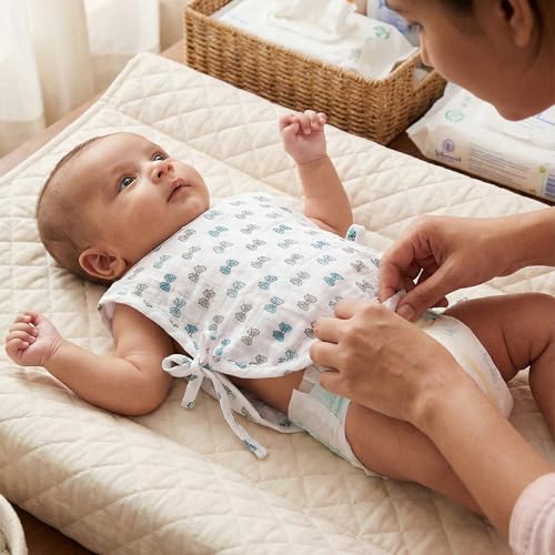 Image of The White Cradle Muslin Jhabla for Newborn Baby, Organic Cotton Vest