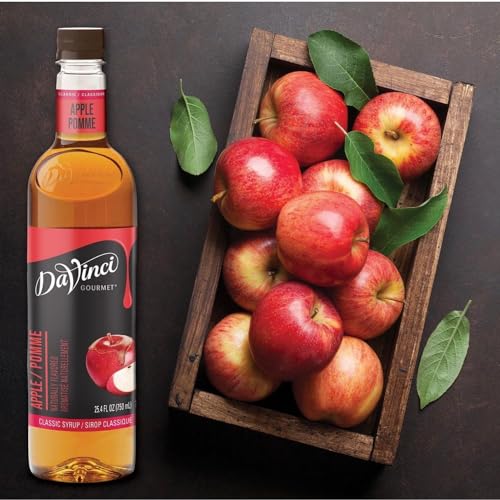 Image of DaVinci Gourmet Classic Apple Syrup, 25.4 Fluid Ounce (Pack of 2)