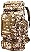 Mochilas de senderismo de 80 litros táctica al aire libre montañismo bolsa de camuflaje táctica tela Oxford mochila masculina de gran capacidad mochila de viaje