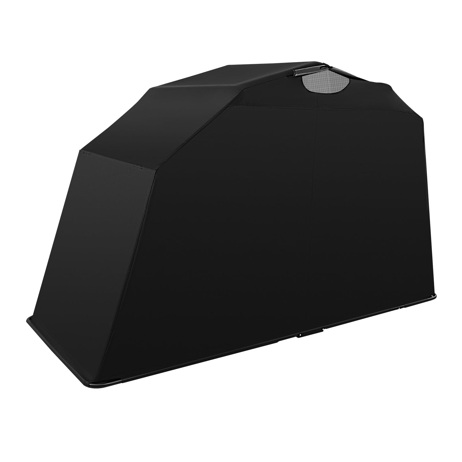 Faltbare Motorrad Zeltgarage aus Oxford-Gewebe (270x105x155 cm) – Wasserdicht, Tragbar für Motorrad, Quad & Roller – Schwarz