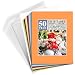 Golden State Art, Pack of 50 Mixed Colors Pre-Cut 11x14 Picture Mat for 8x10 Photo with White Core Bevel Cut Mattes Sets. Includes 50 High Premier Acid Free Mats & 50 Backing Board & 50 Clear Bags