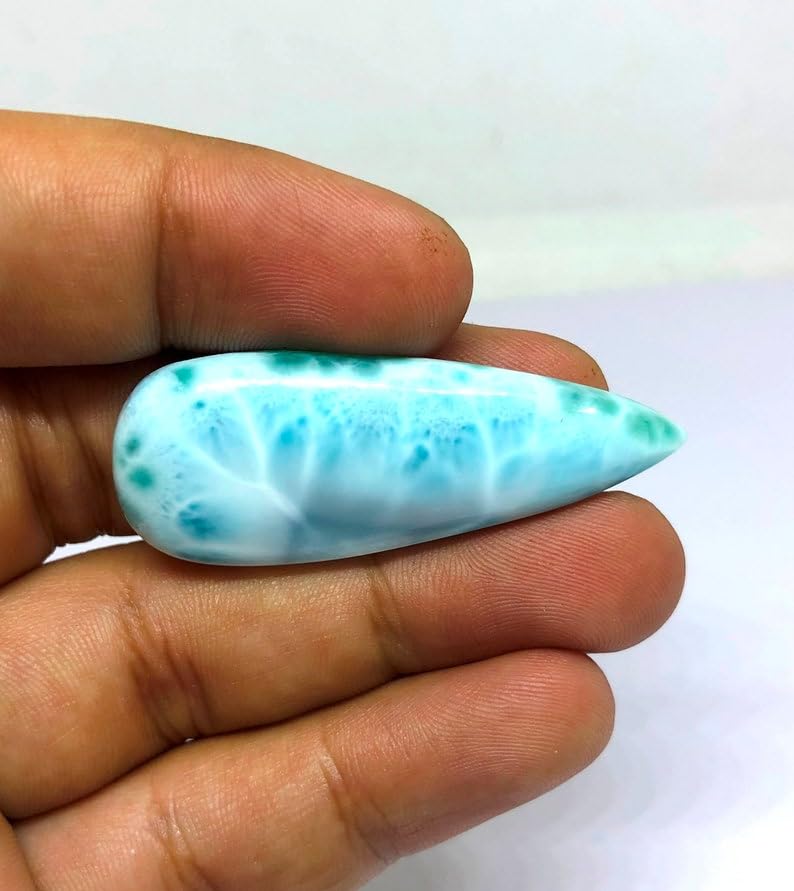 Larimar naturel de qualité supérieure GH_NAT_05988 pour pendentif prestige - 4
