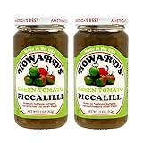 Howard’s Green Tomato Piccalilli 11 oz (312g) | Classic Relish | Great on Hot Dogs, Burgers, Sandwiches & Relish Trays | Gluten Free [Pack of 2]