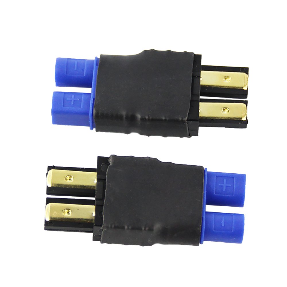OliYin 3pcs Compatible with TRX Male to EC3 Female Connector Adapter for ESC Charger(Pack of 3)