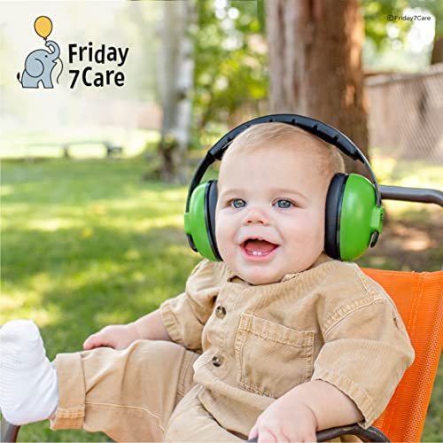 Friday 7Care Baby Ear Protection Noise Cancelling Headphones For Ages 0-24 Months, Green #TOP6