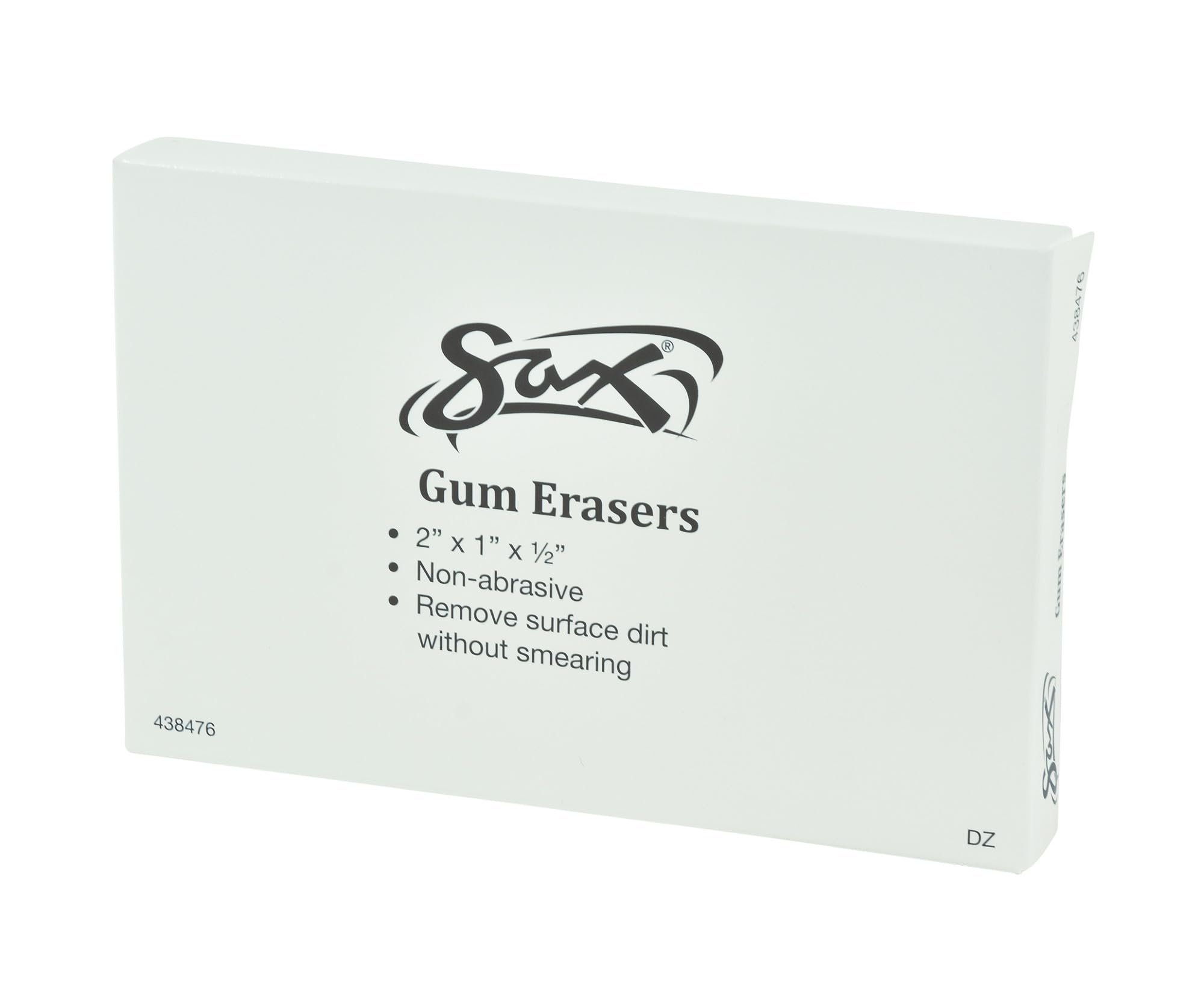 Saxophon Gum Art Radierer, 2 x 1 x ½ Zoll, Braun, 12 Stück