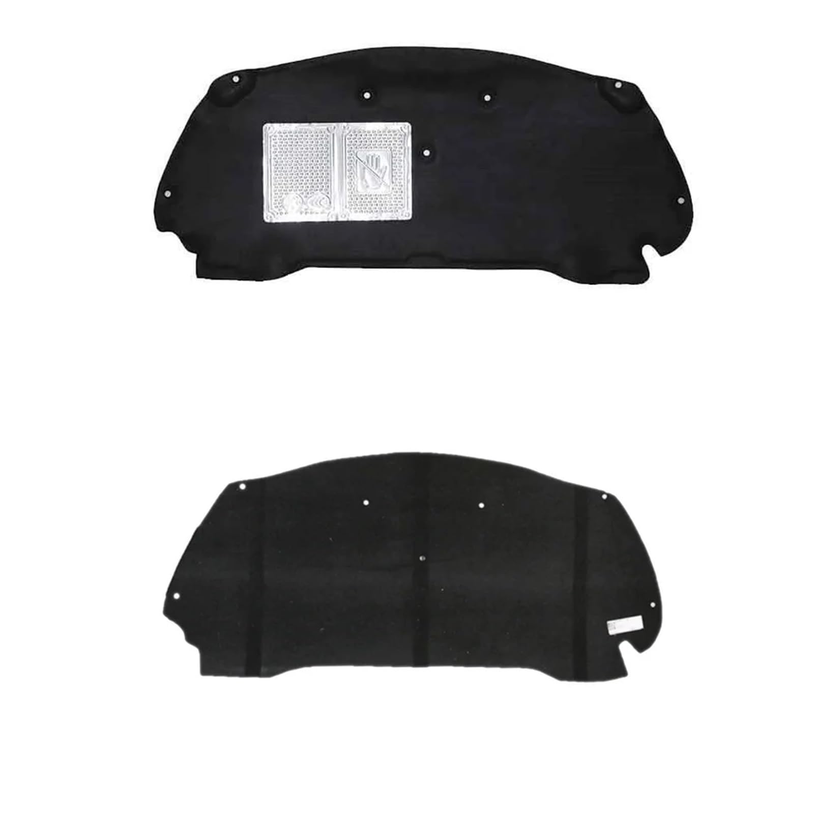 Mata bawełniana dla izolacji termicznej maski samochodu, Peugeot 2008 A94 P24 2013-2025 Podkładka grzewcza na maskę samochodu(13-19 Aluminum Foil)