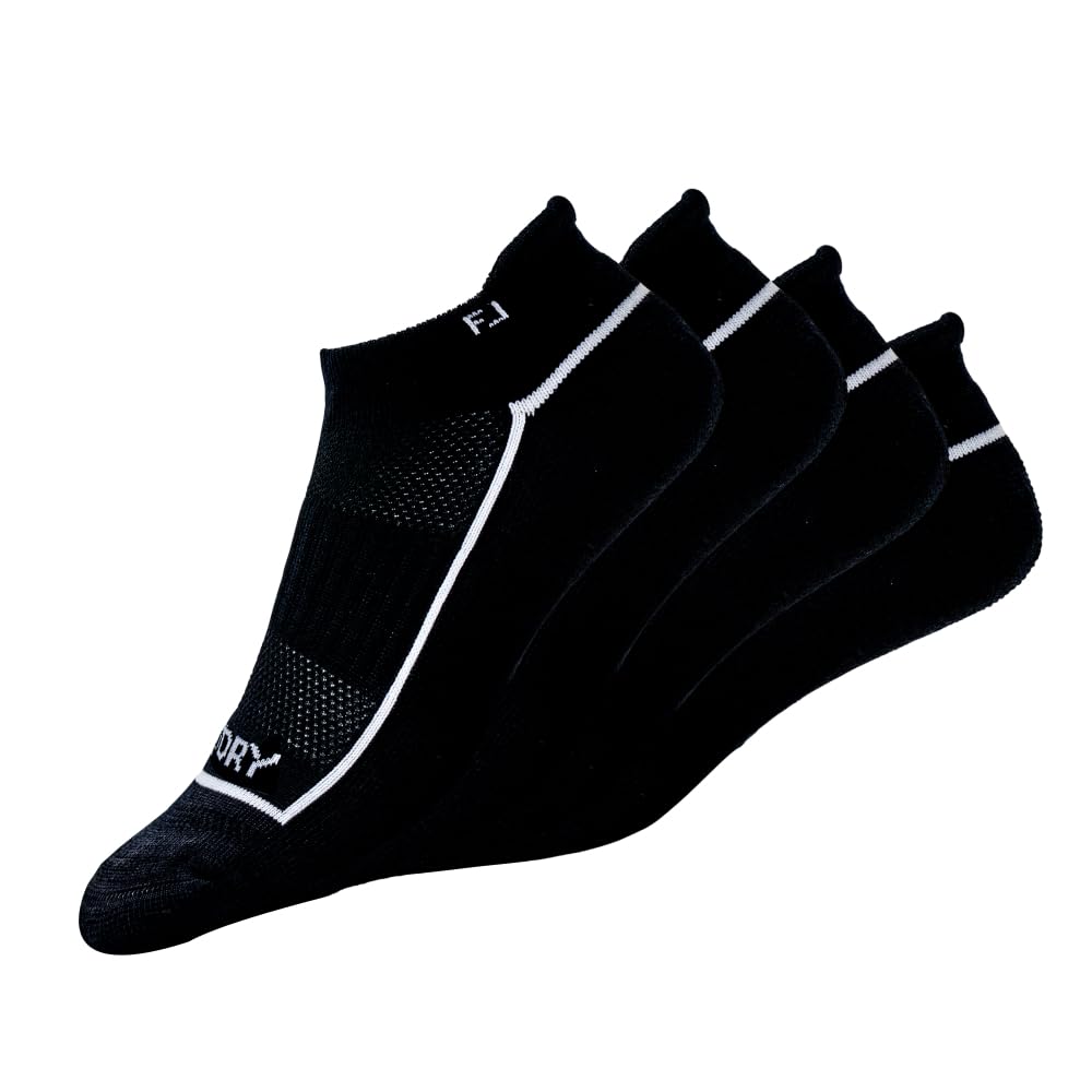 FootJoy Damen 18176d Golfsocken, Schwarz, Größe 39-42