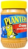 Planters Creamy Peanut Butter Plastic Jar, 18-Ounces