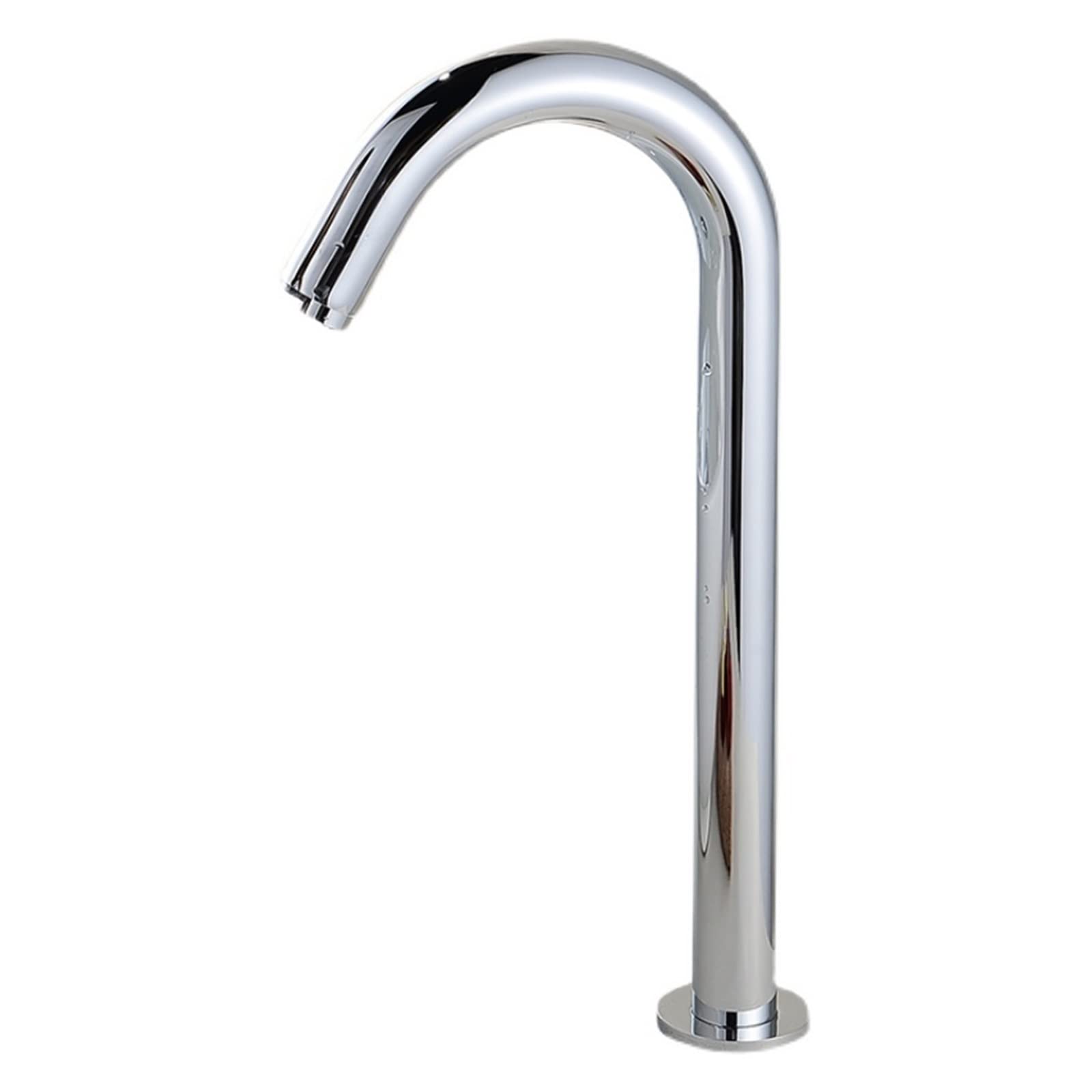 Grifo de Lavabo con Sensor de latón Cromado, Grifo para Lavabo de baño, Grifo de Lavabo de CC Simple, Grifo de Lavabo Vintage, Grifo Mezclador con grúa