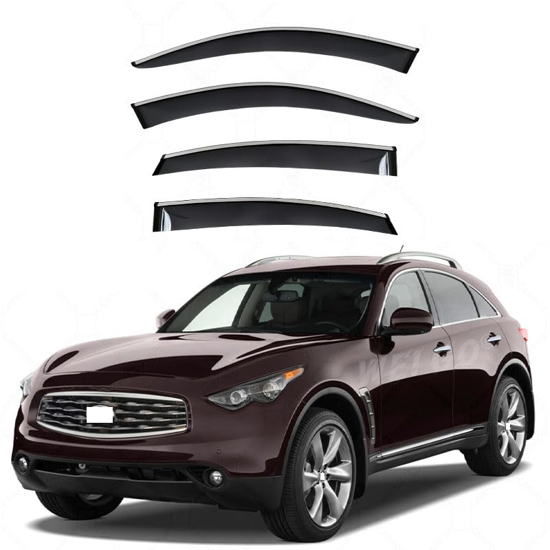 Deflectores de aire Infiniti FX 2009-2017 para mantener las ventanas abiertas bajo la lluvia