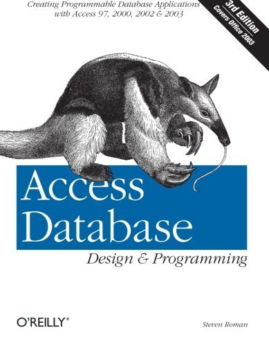 Télécharger [Access Database Design & Programming (Nutshell Handbooks)] [By: Steven Roman, PhD] [January, 2002] Livre eBook France