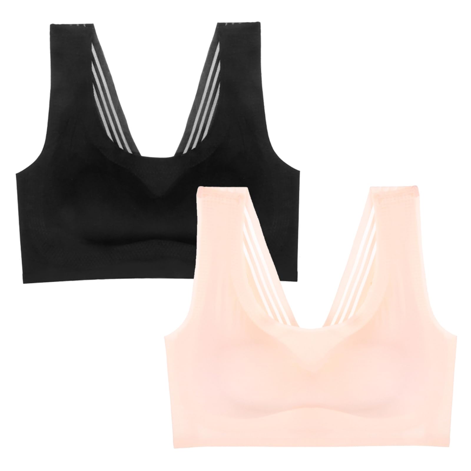 Sport BH Damen ohne bügel BH Push up Baumwoll Bustier Damen