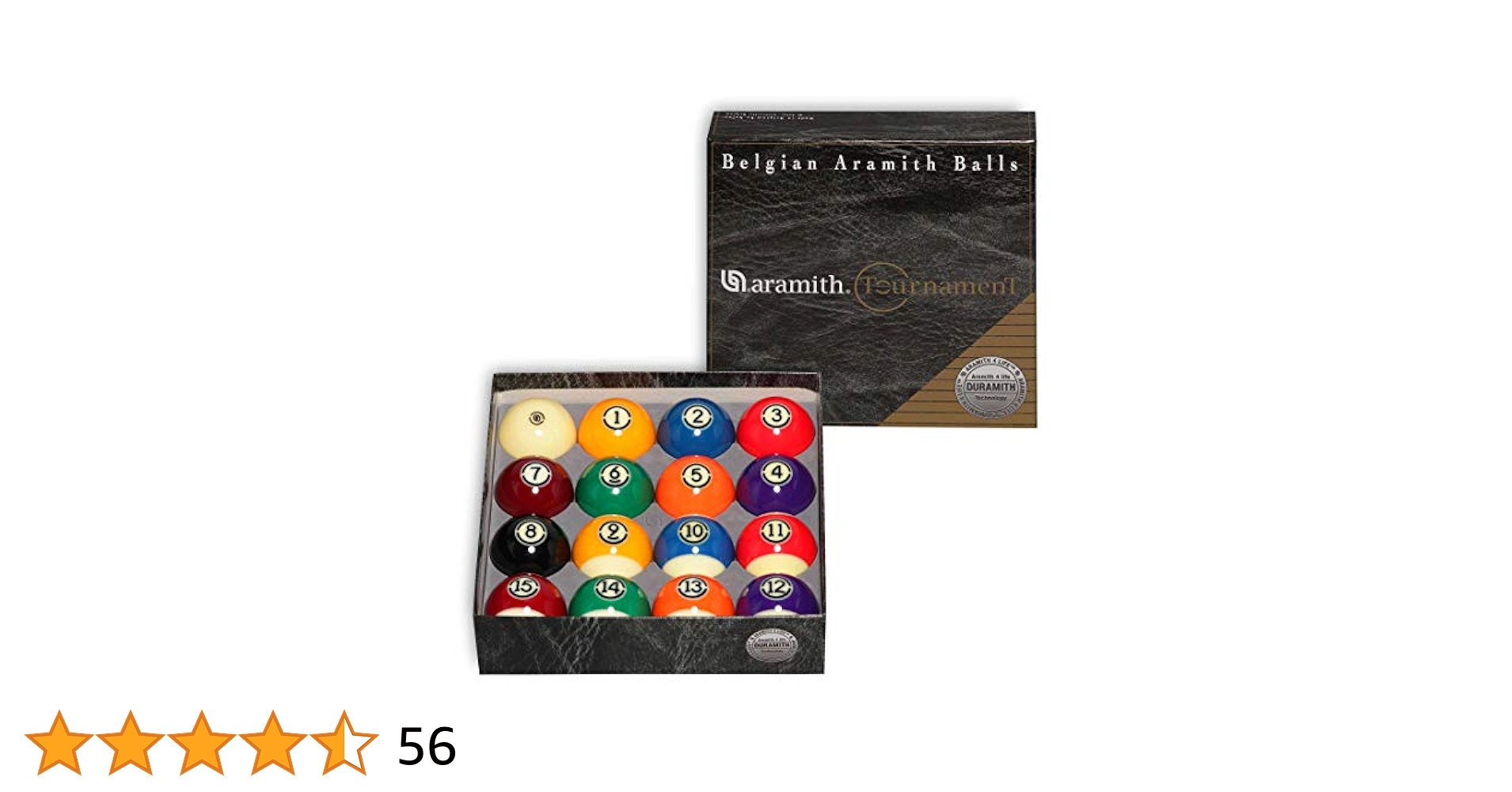 Amazon | Aramith トーナメントビリヤードプールボールセット 2