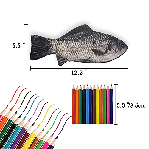 Emulazione a forma di pesce creativo astuccio