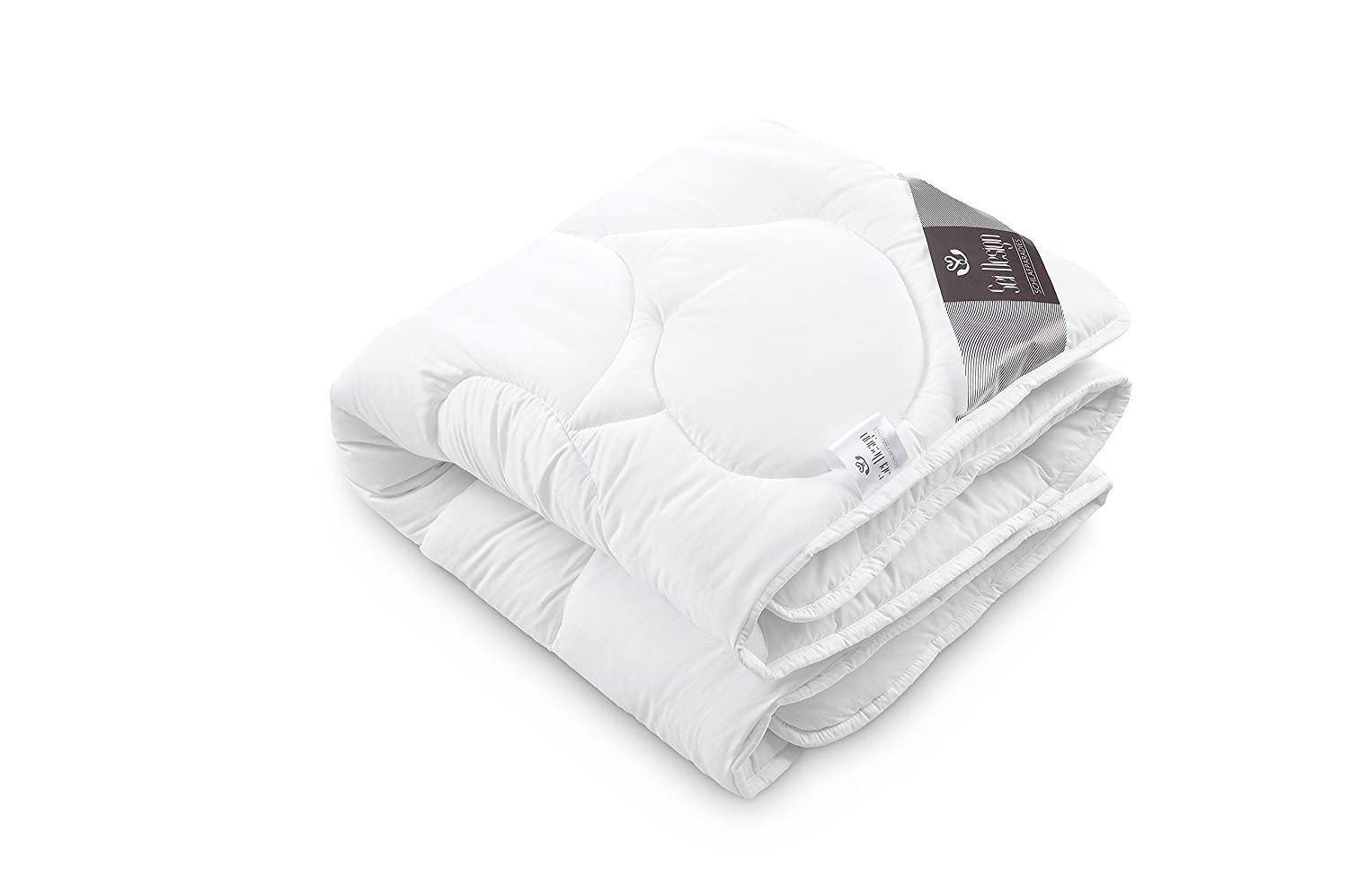 Couette de Qualité 100x135, chaud d'hiver, de Sei Design avec couverture en microfibres - extra doux, respirant et indéformable. Remplissage de haute qualité, fibre creuse siliconée, très douce et lisse. Idéal pour les personnes allergiques.