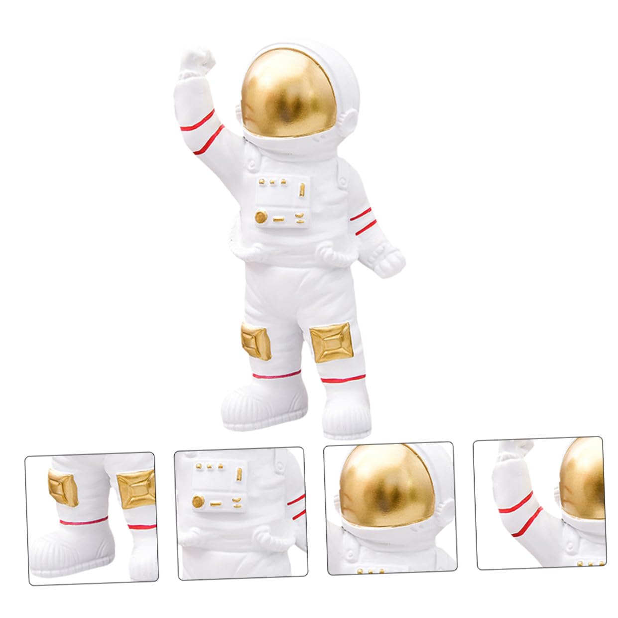 OUNONA Astronautenfigur aus Kunstharz, 1 Stück, Kreative Tischdeko