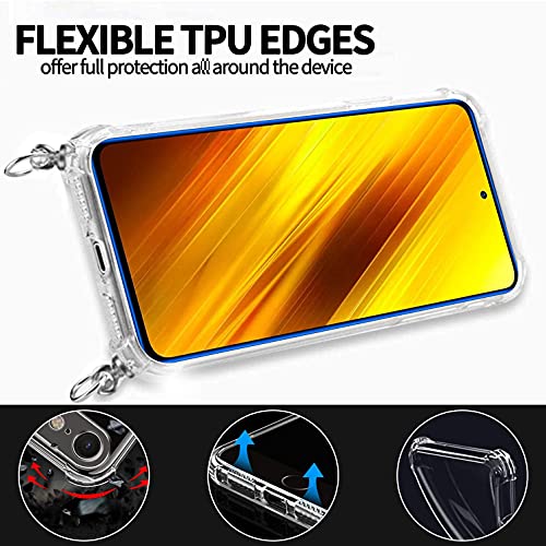 Pnakqil con Cordino Cover per Xiaomi Poco X3