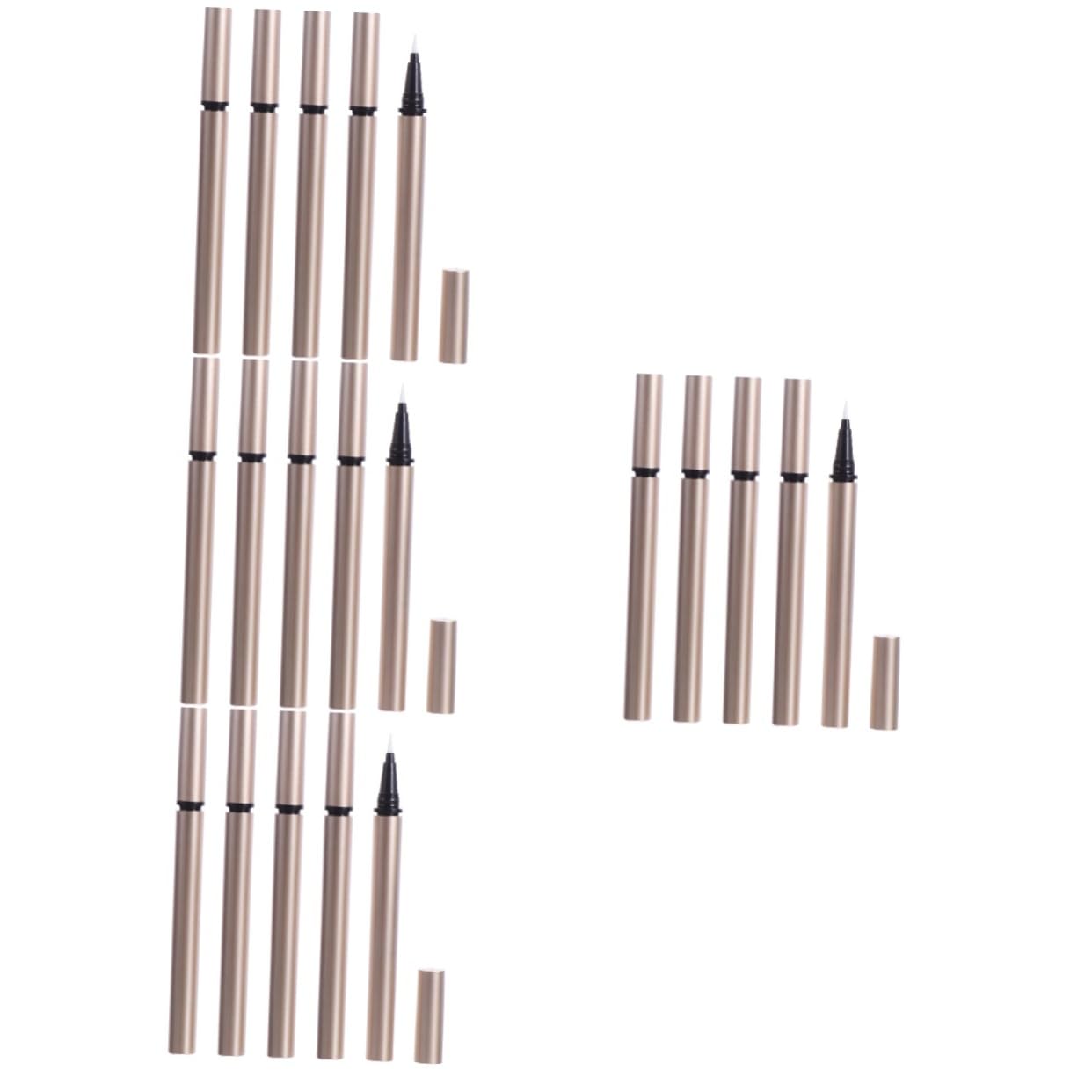 FOMIYES 20 Piezas Delineador de ojos vacío bolígrafo de maquillaje makeup pen pegatinas para adultos aplicadores de delineador líquido lápiz delineador de ojos delineador de ojos