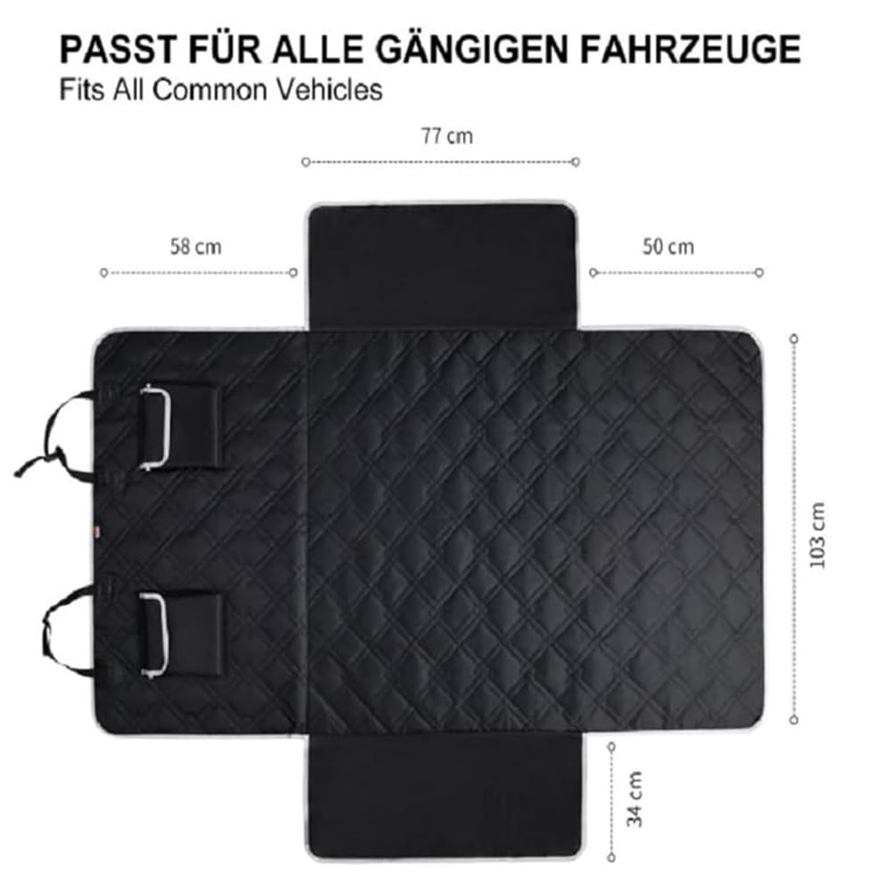 Housse Protection Coffre Voiture Chien pour Dacia Bigster 2025-, Tapis Protection Animaux Compagnie Housse de Siège pour Chien Accessoires