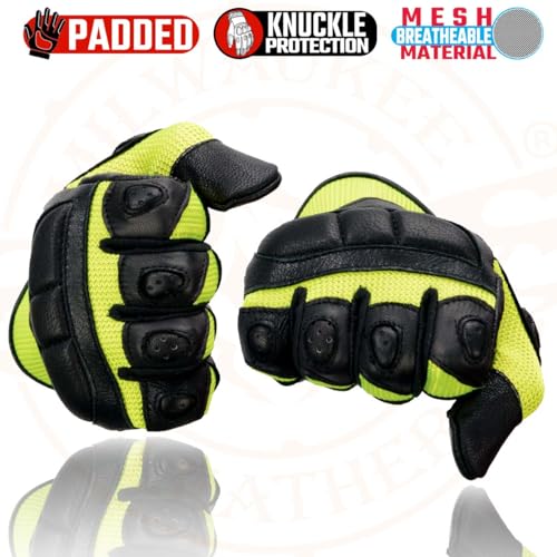 Image of Milwaukee Leather Women's Leather Lightweight Motorcycle Lined Driving Hand Gloves - X-Small