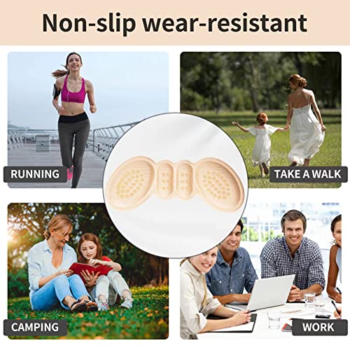 Heel Pads for Shoes, That are Too Big Heel Grips for Womens Shoes(4Pairs), Heel Inserts for Shoes Anti-Slip Heel Grips Liner Cushions Inserts for Women Men Shoe Heel Inserts Prevent Rubbing Blisters 6