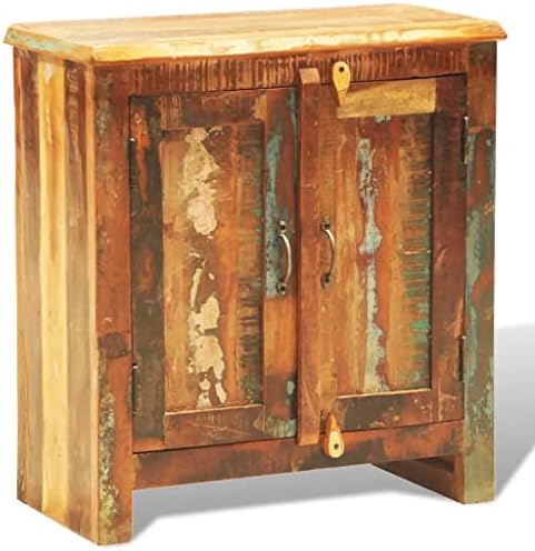 vidaXL Cabinet, Sideboard Buffet Cabinet with Doors, Storage Cabinet for Home Kitchen Living Room Entryway, Solid Wood Reclaimed Vintage