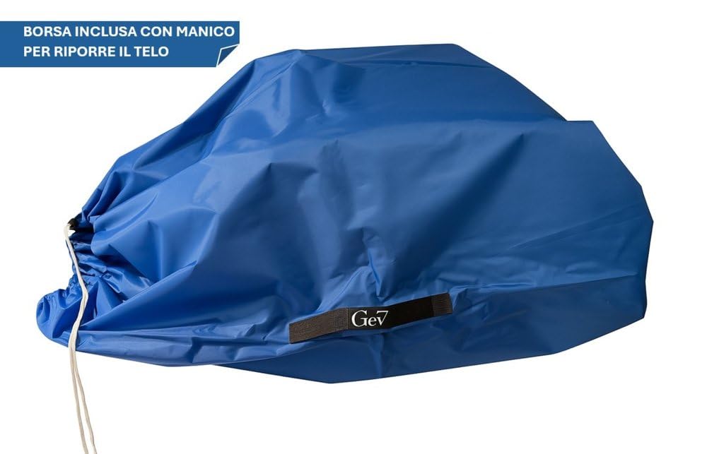 GEV Telo antigrandine auto suv con copertura finestrini S– Protezione per Parabrezza, Tetto, Cofano, Vetri Laterali e Baule – Antigrandine, Impermeabile e Antigraffio - 430 * 145 * 175 cm