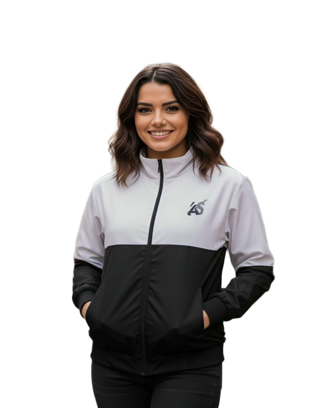 perfect productions Women Black Jacket,Bomber Jacket For Women,Winter Windcheater|RK03_BLK/WHT-picture-55