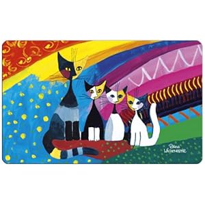 Fridolin ontbijtplankje Rosina Wachtmeister-Under The Rainbow, kunststof, kleurrijk, 23,5 x 0,2 x 14,5 cm