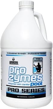 Natural Chemistry Pro Series Pool ProZymes, 1 Gallon, Single, Protects Pool from Water Cloudiness and Scumlines