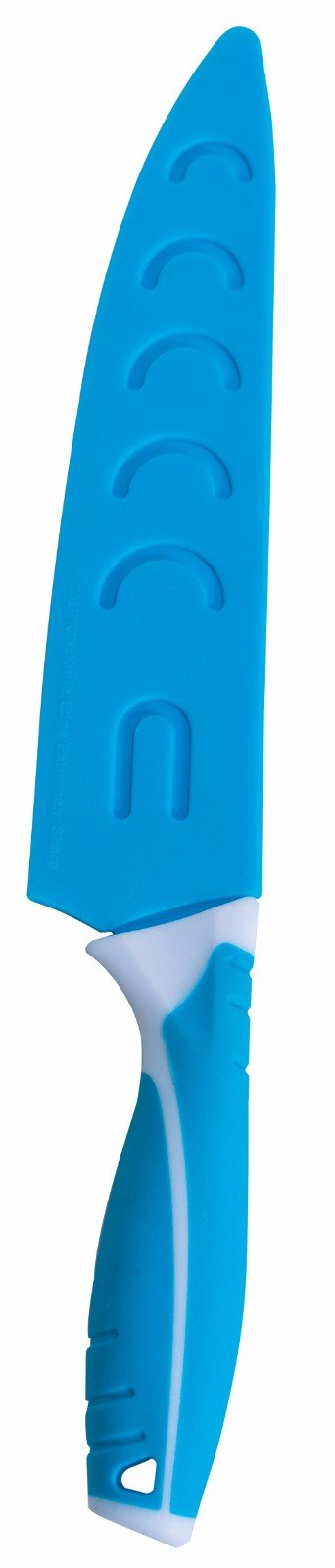 Euro Home 3” Non-Stick Paring Knife with Protective Cover Blue