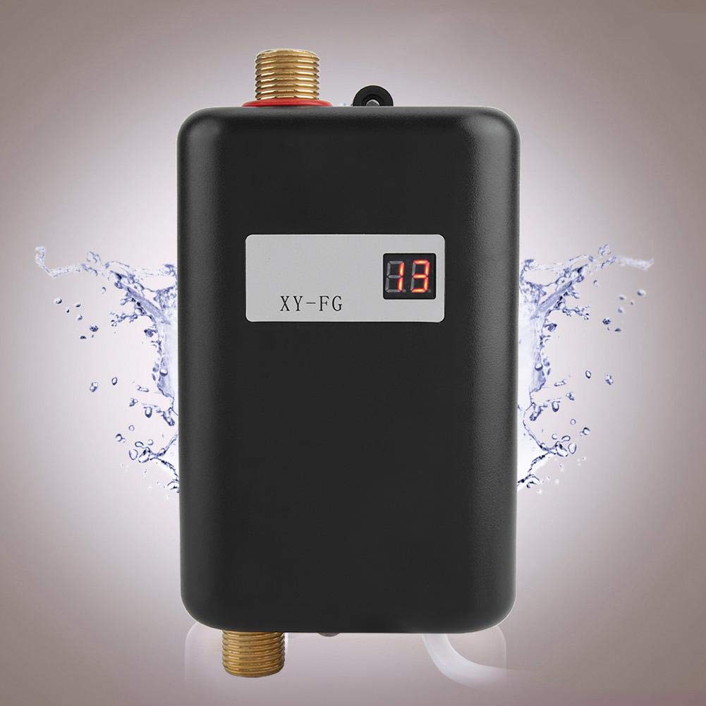 Calentador De Agua Eléctrico Instantáneo 3800W - Pequeño, Con Pantalla LED, Para Fregadero De Cocina O Baño