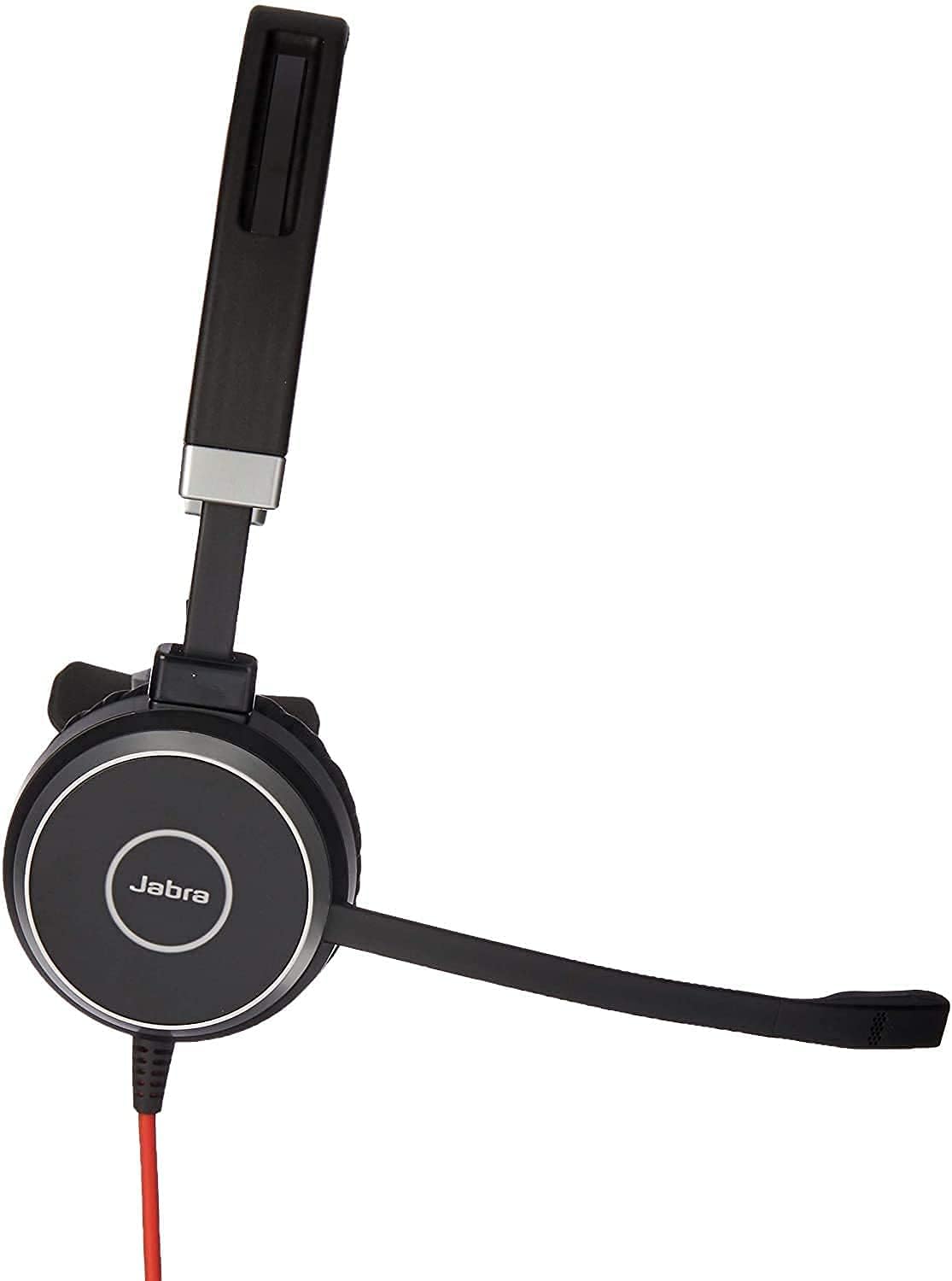 Jabra Evolve 40 MS Professional Wired Mono Headset – Superior Sound for Calls and Music, 3.5mm Jack/USB Connection (New) (Renewed)