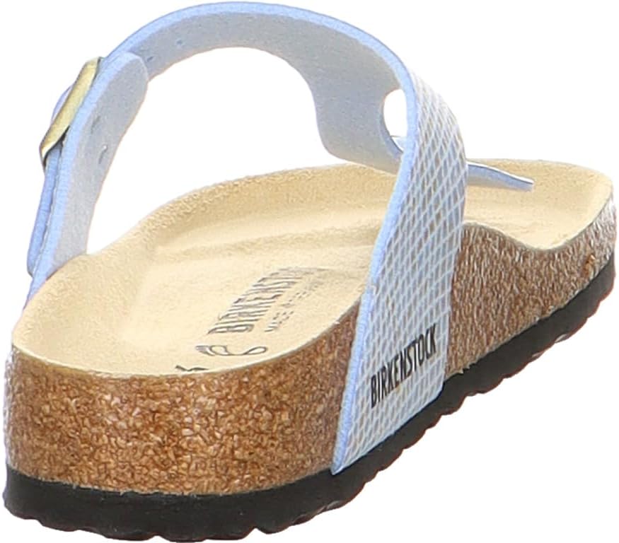 Birkenstock Gizeh Dusty Blue Microfiber Adult Slides Sandals