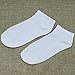 Buorsa 10 Pairs White White Disposable Socks Travel Portable Disposable Replacing Stretchy Socks for Sport Business Travel