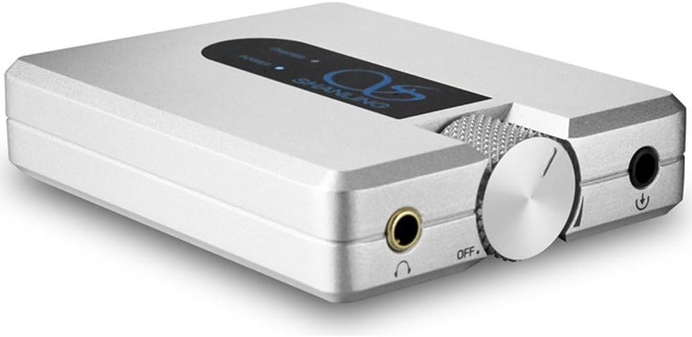 Shanling H1 TPA6120A2 OPA2134 Hi-Fi Portable Headphone Amplifier, Silver