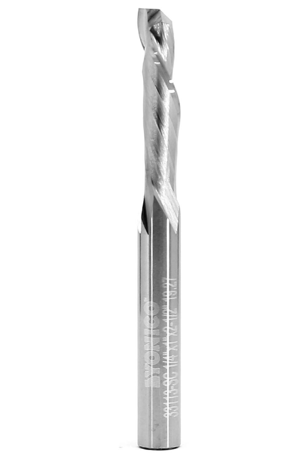 Snapklik.com : YONICO CNC Compression Bit Single Flute Spiral End Mill ...