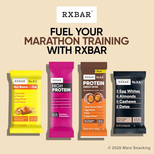 RXBAR Protein Bars, 12g Protein, Gluten Free Snacks, 5-Flavor Variety Pack (5 Boxes, 25 Bars) - image 4