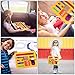 GiftInTheBox Toddler Busy Board, Montessori Sensory Activity Board for Toddlers, Learn to Dress Toy, Montessori Toys for 1 2 3 4 Year Old, Learning Toy for Airplane or Car Travel - Yellow (Upgraded)