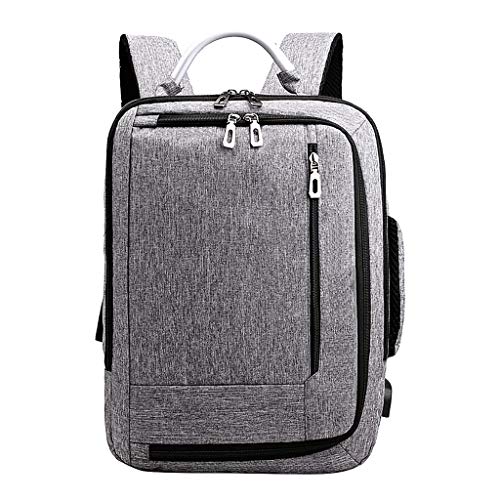 Rawdah* Le Sac à Dos Multi-Fonction pour Ordinateur 6271 Unisexe Peut Être Menotté Sac à Dos Rechargeable USB Multi-Couche Ultra-Léger Étanche Portable