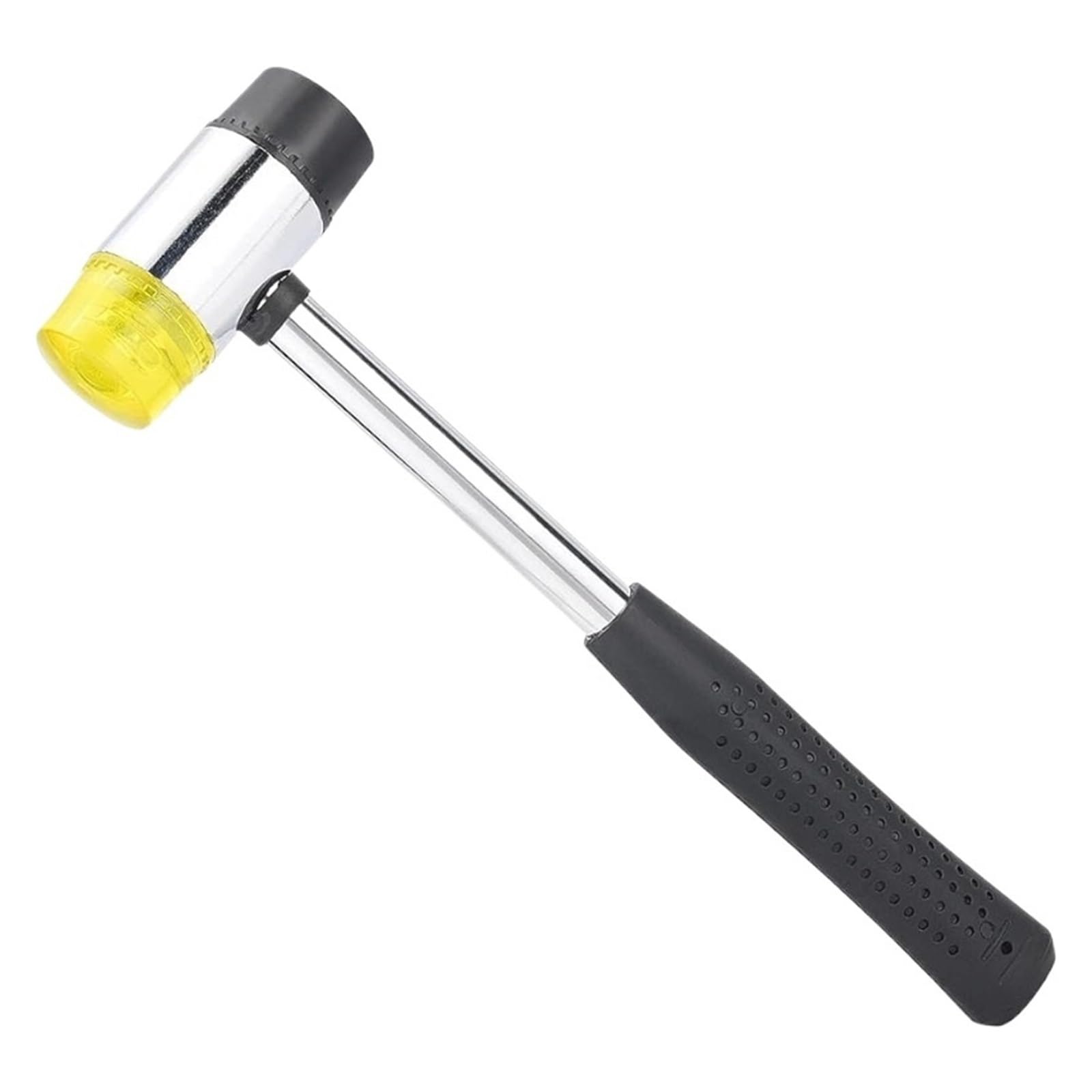Rubber Mallet 30mm Double-Faced Soft Hammer with Non-Slip Handle for Jewelry Leather Crafts Wood for Woodworking