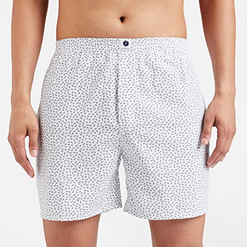 Image of Amazon Brand - Symbol Men's Cotton Regular Printed Boxer Shorts (Color & Print May Vary)